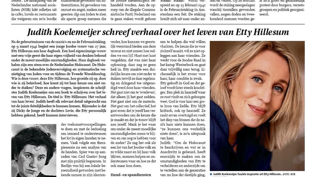 Twee artikelen over de Februaristaking in het Purmerends Nieuwsblad van 23 februari 2023