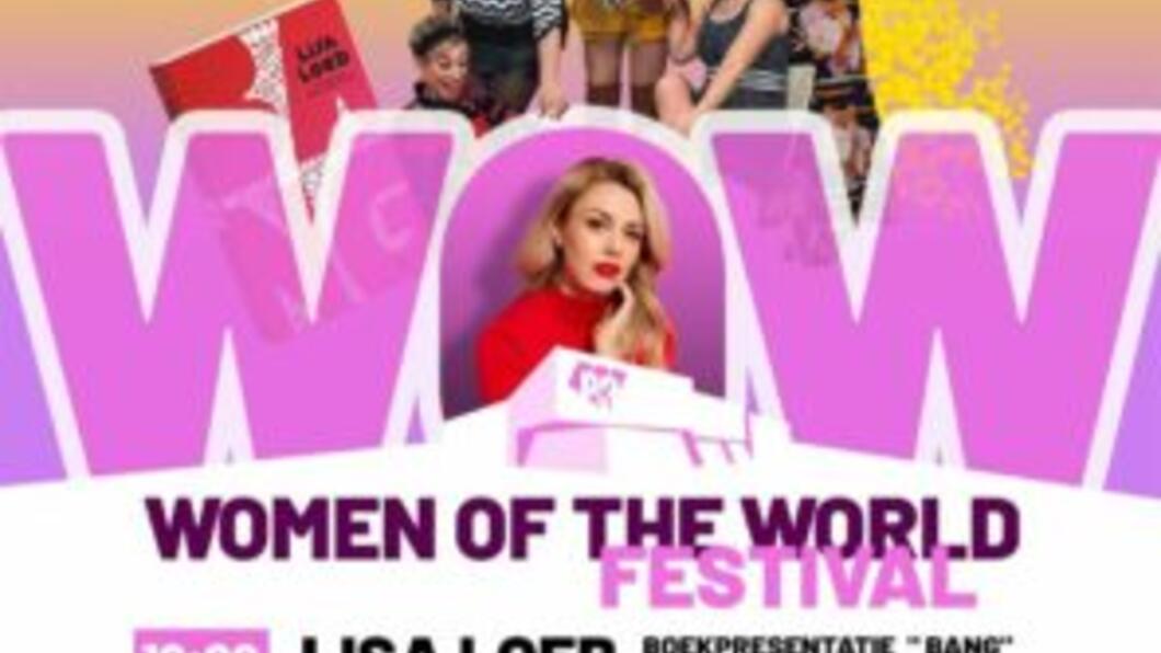 Affiche voor Festival Women of the World op 8 maart 2023 in P3  Purmerend