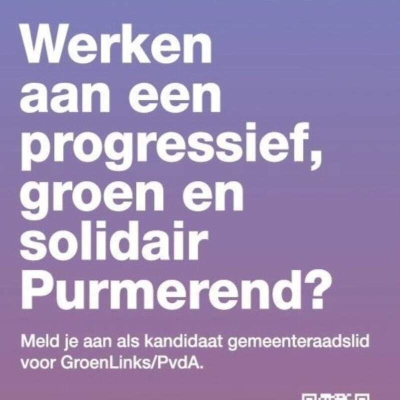 Werken aan een progressief, groen en solidair Purmerend?
