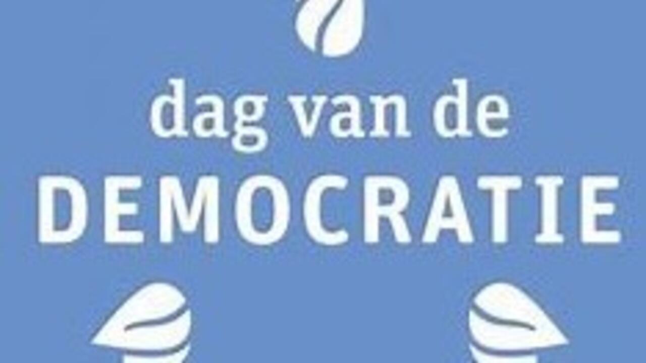 Logo van de Dag van de Democratie